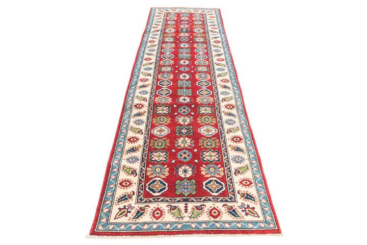 2' 9 x 9' 10 Hand Knotted Kazak Runner Rug