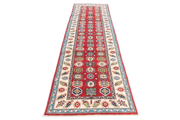 Detail image of 2' 9 x 9' 10 Hand Knotted Kazak Runner Rug
