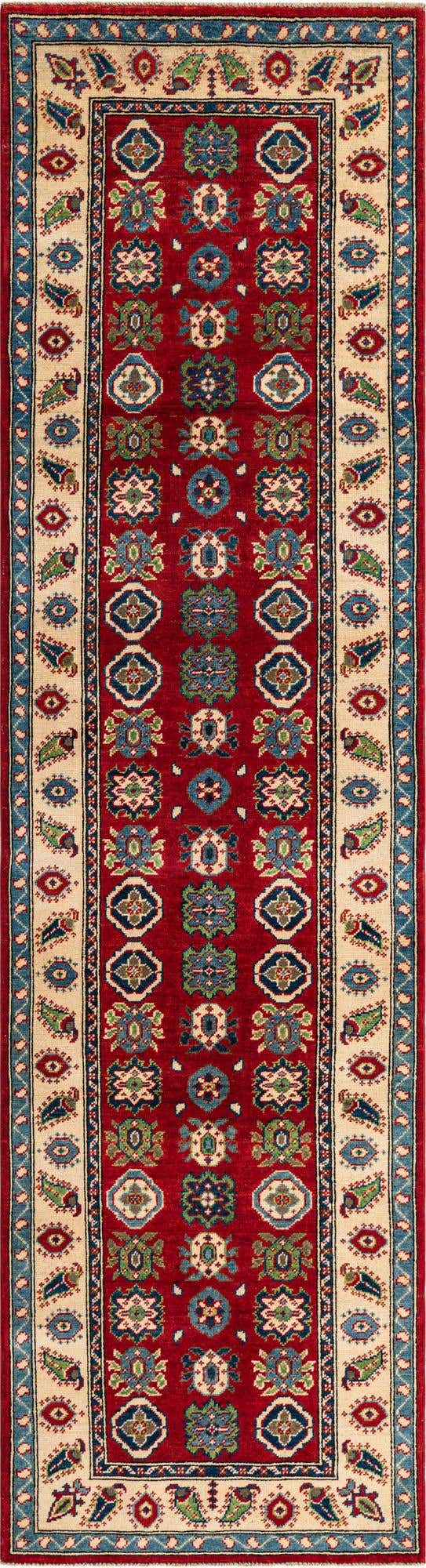 2' 9 x 9' 10 Hand Knotted Kazak Runner Rug