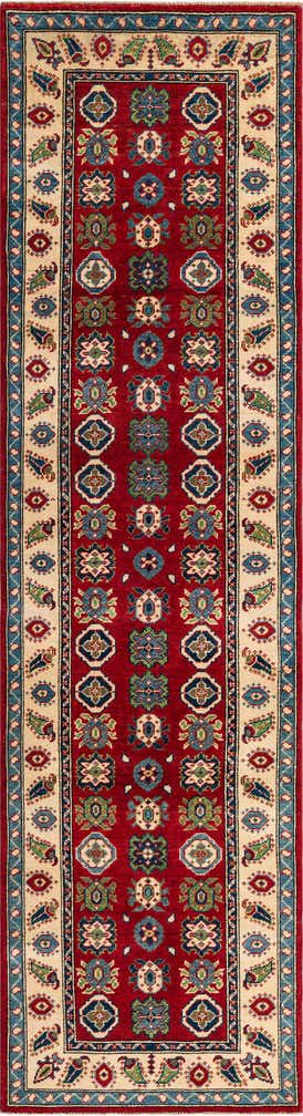 2' 9 x 9' 10 Hand Knotted Kazak Runner Rug