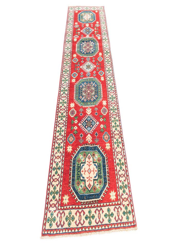 Detail image of 2' 9 x 9' 8  Hand Knotted Kazak Runner Rug