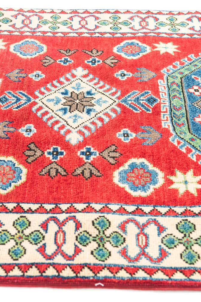 2' 9 x 9' 8 Hand Knotted Kazak Runner Rug
