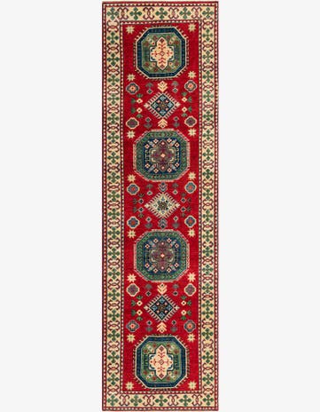 2' 9 x 9' 8 Hand Knotted Kazak Runner Rug