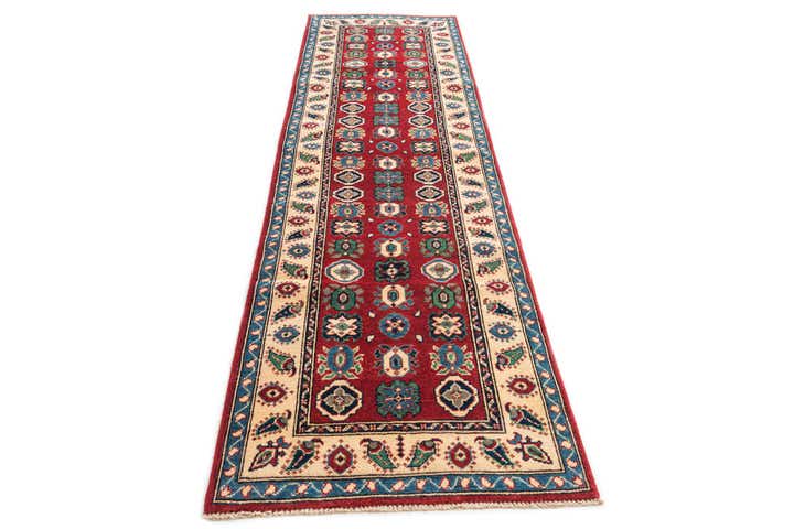 2' 8 x 9' 7 Hand Knotted Kazak Runner Rug