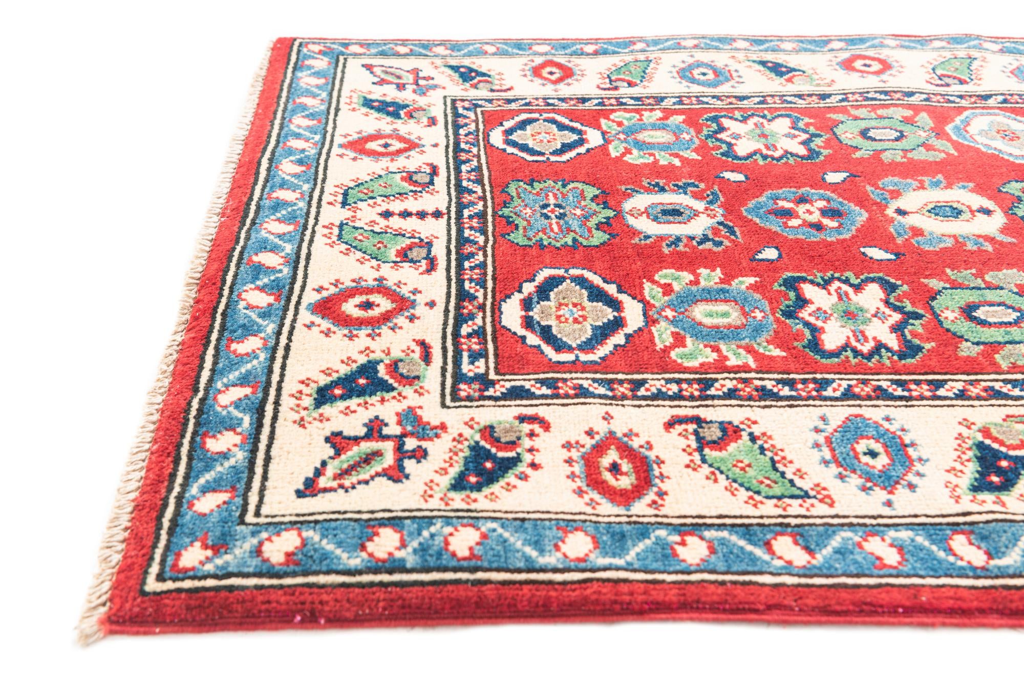 2' 8 x 9' 7 Hand Knotted Kazak Runner Rug