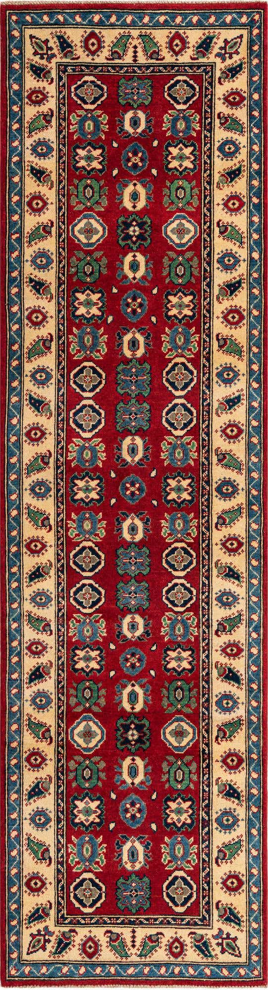 2' 8 x 9' 7 Hand Knotted Kazak Runner Rug
