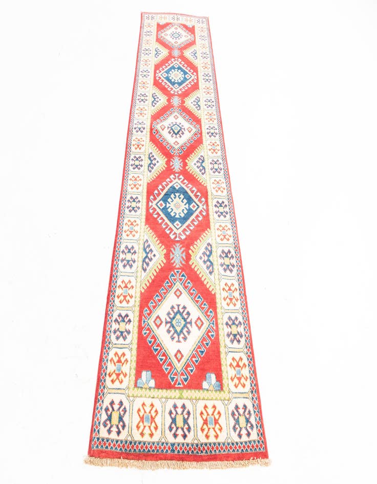 Detail image of 2' 8 x 10' 1  Hand Knotted Kazak Runner Rug