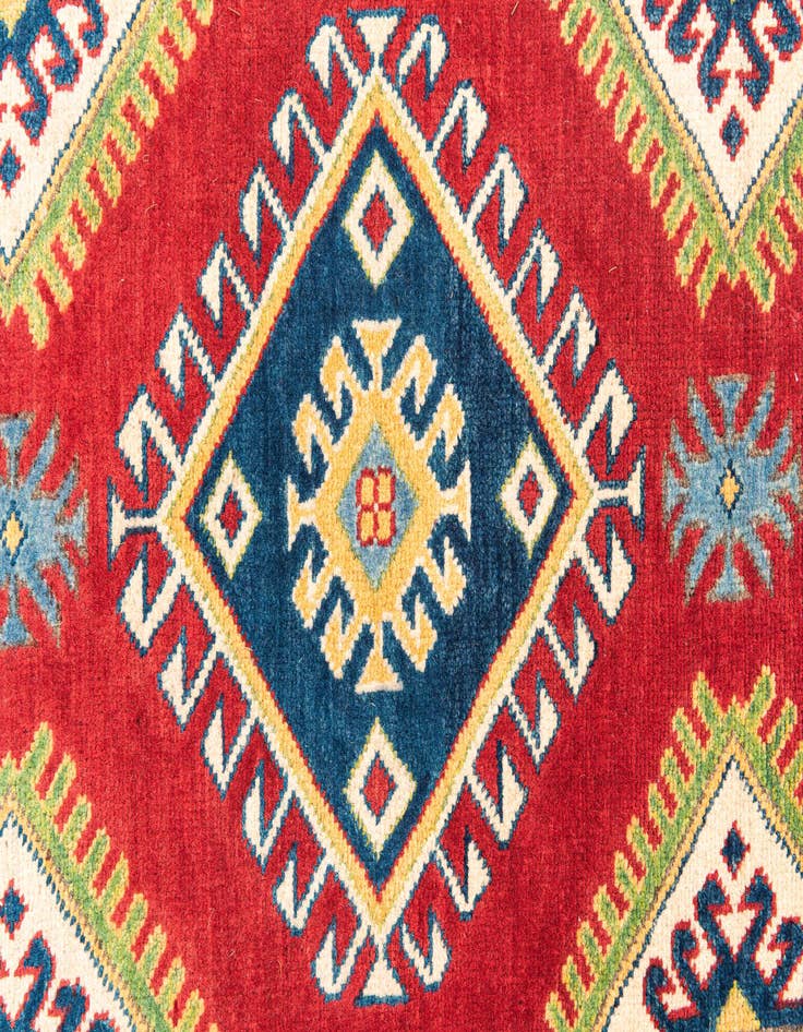 Detail image of 2' 8 x 10' 1  Hand Knotted Kazak Runner Rug