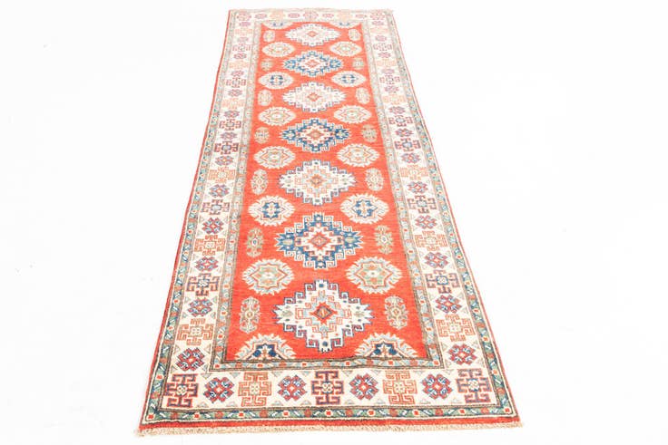Detail image of 2' 9 x 8' 2 Hand Knotted Kazak Runner Rug