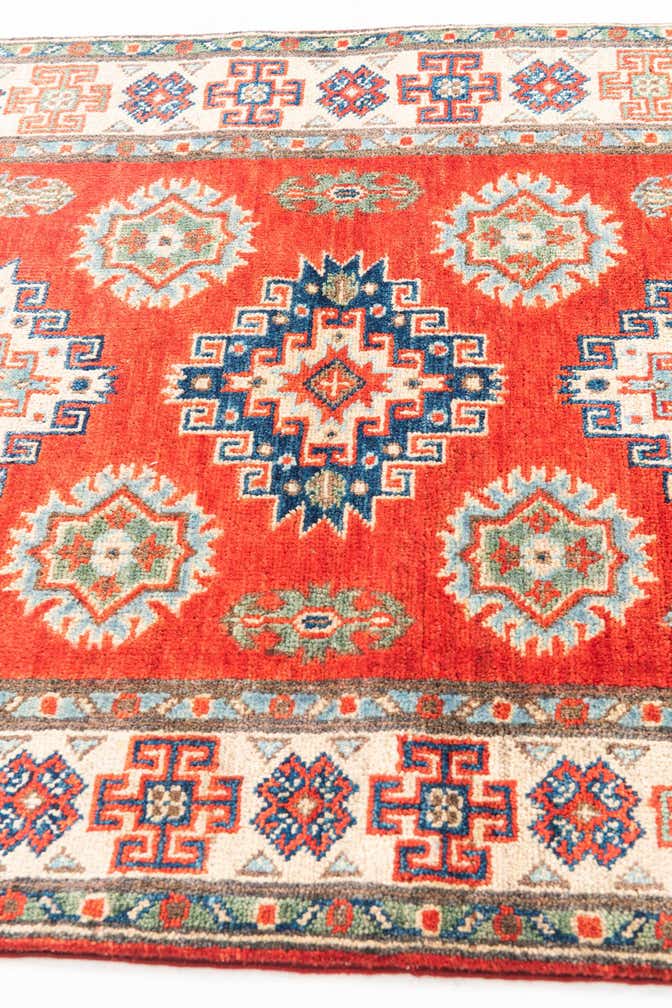 2' 9 x 8' 2 Hand Knotted Kazak Runner Rug