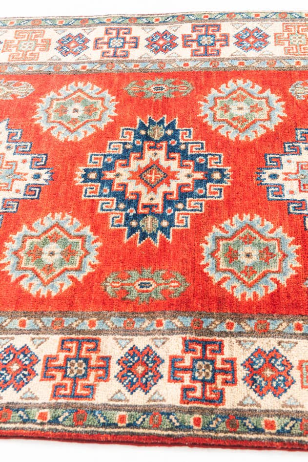 Detail image of 2' 9 x 8' 2 Hand Knotted Kazak Runner Rug