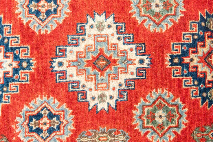 Detail image of 2' 9 x 8' 2 Hand Knotted Kazak Runner Rug