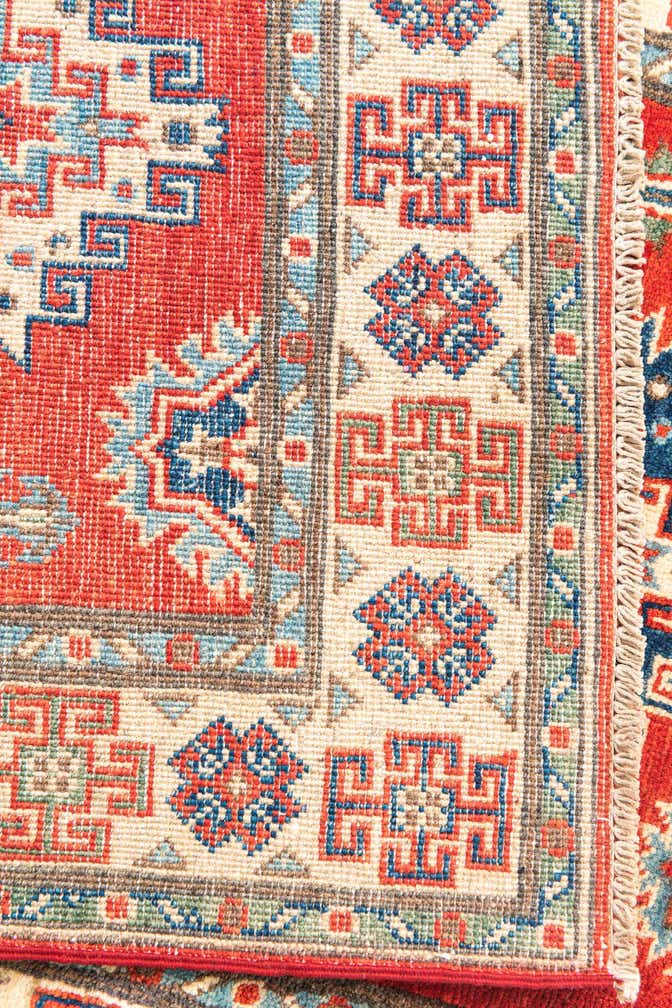 2' 9 x 8' 2 Hand Knotted Kazak Runner Rug