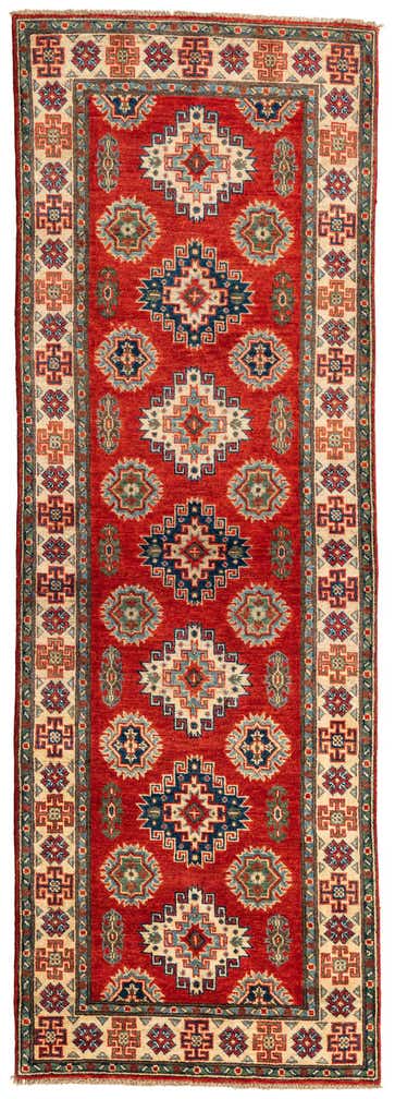 2' 9 x 8' 2 Hand Knotted Kazak Runner Rug