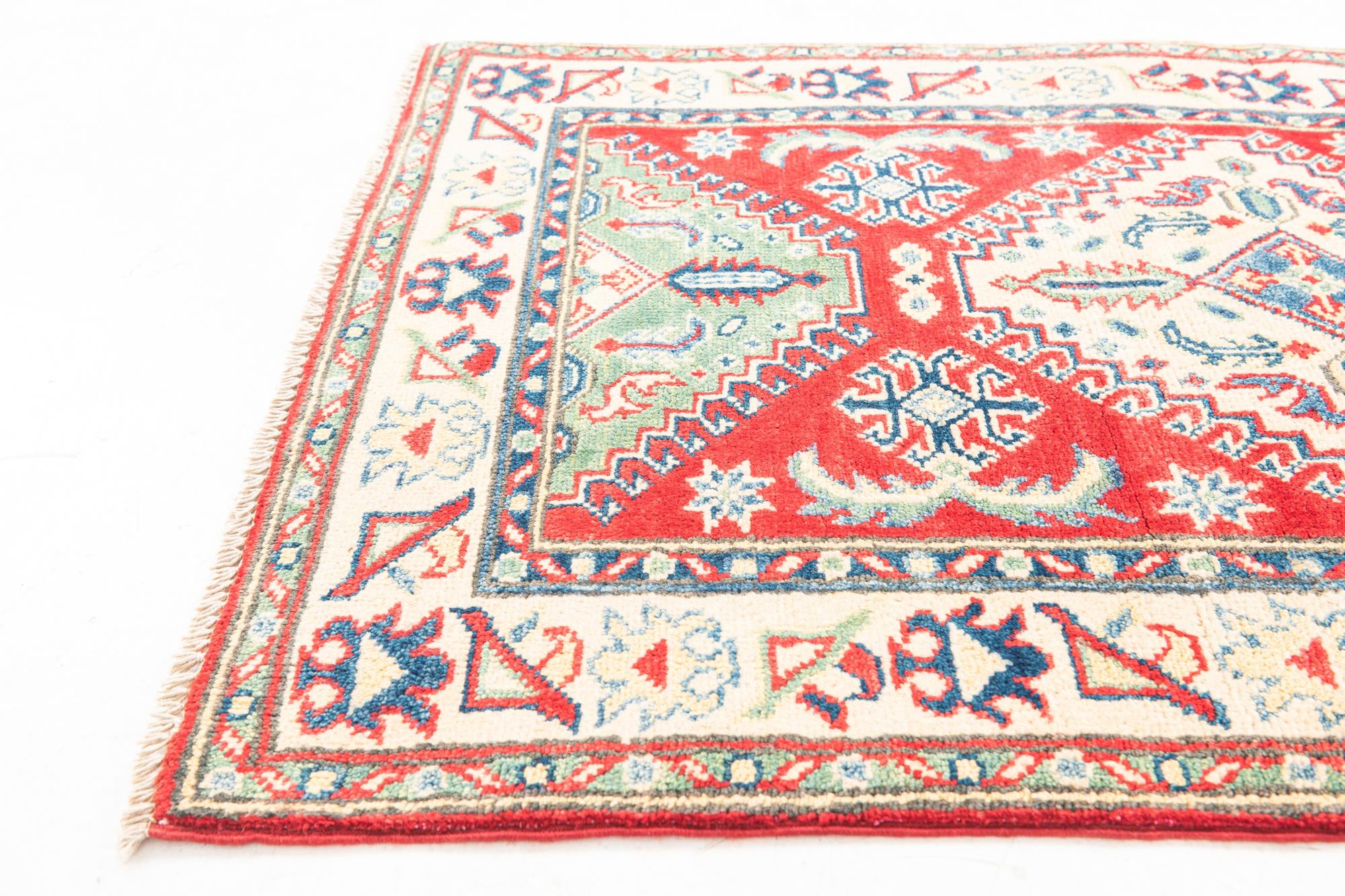 2' 8 x 9' 8 Hand Knotted Kazak Runner Rug