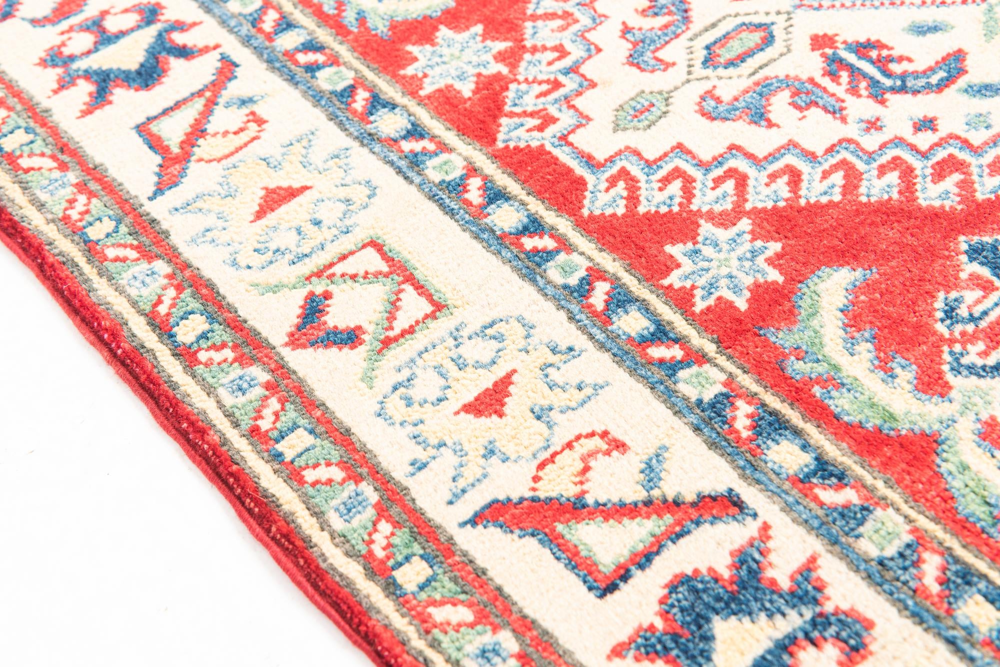 2' 8 x 9' 8 Hand Knotted Kazak Runner Rug