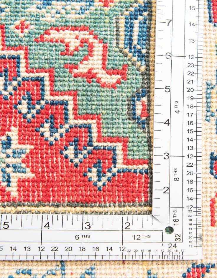 Detail image of 2' 8 x 9' 8  Hand Knotted Kazak Runner Rug