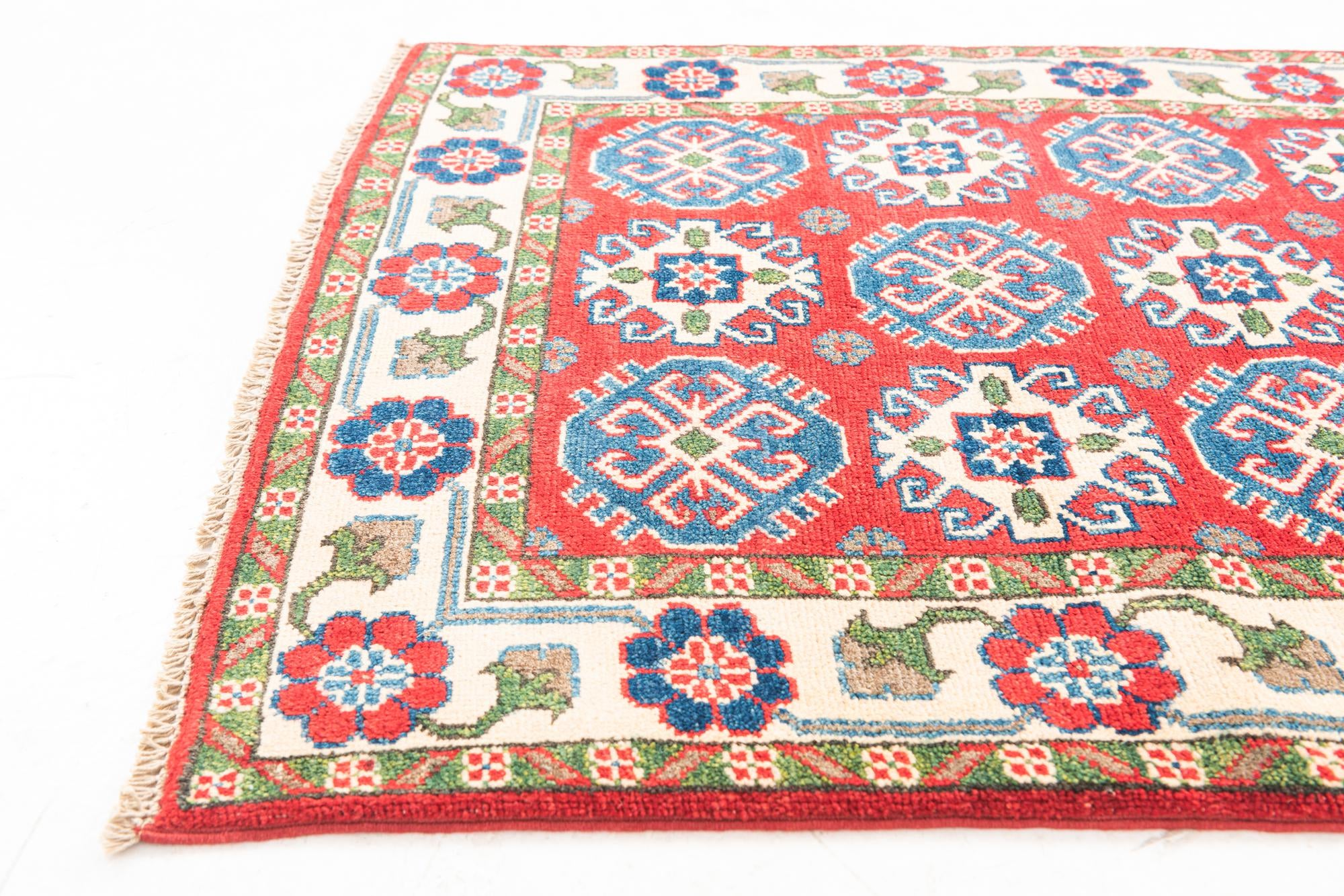 2' 10 x 9' 6 Hand Knotted Kazak Runner Rug