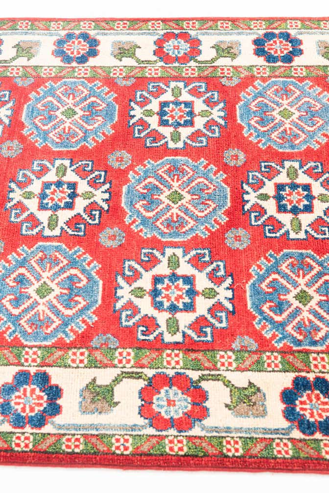 2' 10 x 9' 6 Hand Knotted Kazak Runner Rug