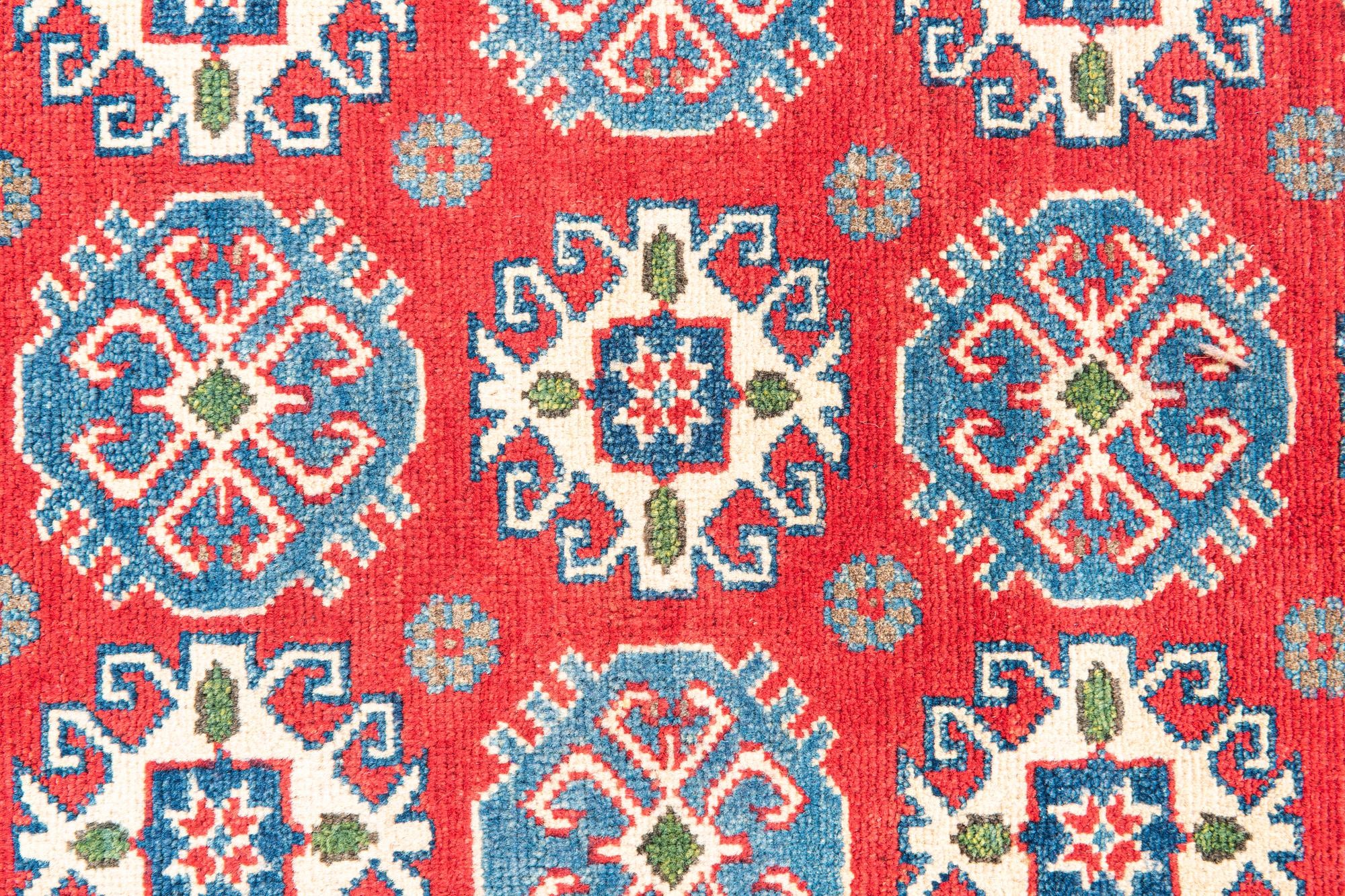2' 10 x 9' 6 Hand Knotted Kazak Runner Rug