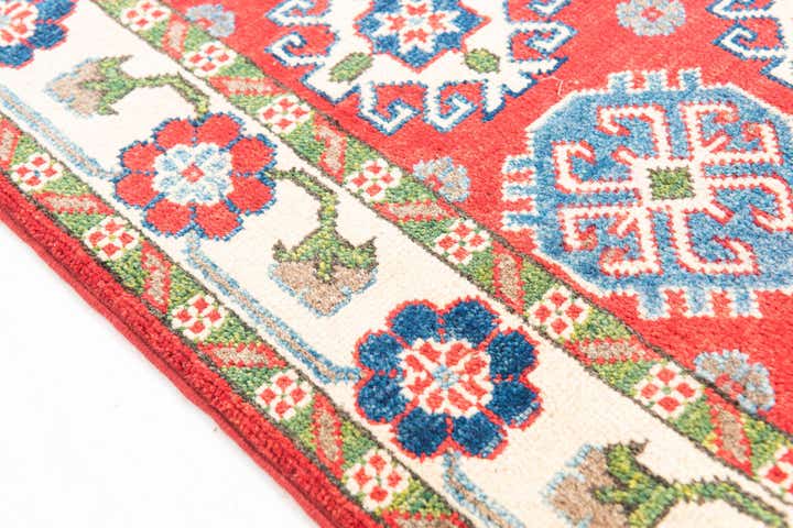 2' 10 x 9' 6 Hand Knotted Kazak Runner Rug