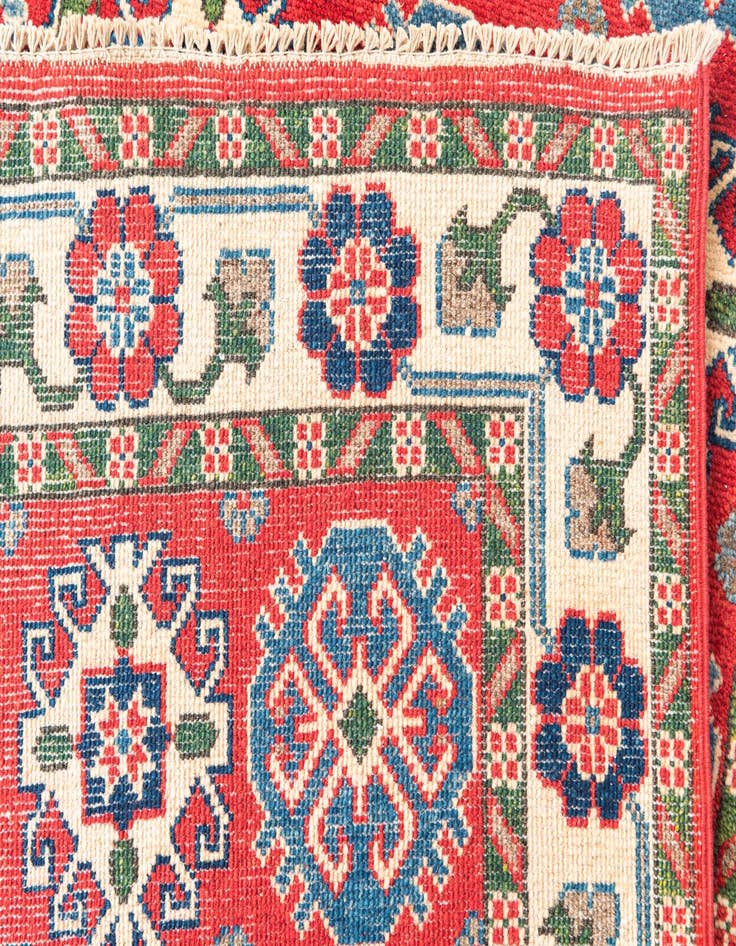 Detail image of 2' 10 x 9' 6  Hand Knotted Kazak Runner Rug