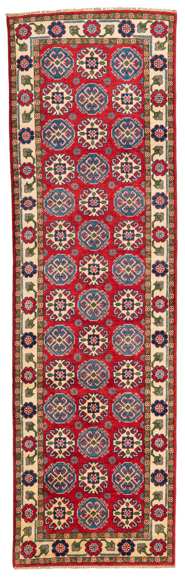 2' 10 x 9' 6 Hand Knotted Kazak Runner Rug