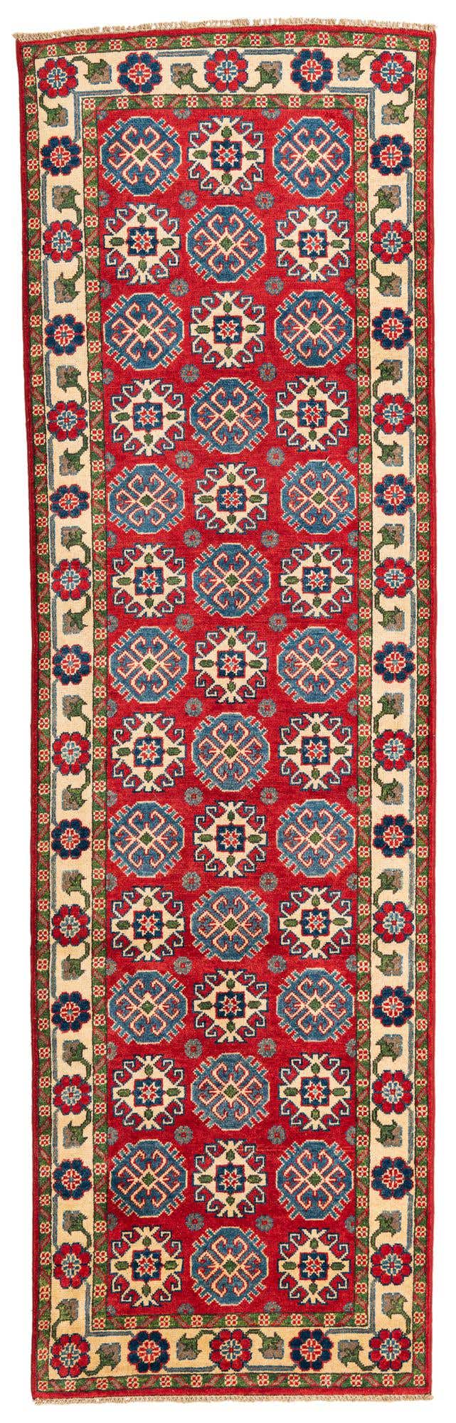 2' 10 x 9' 6 Hand Knotted Kazak Runner Rug