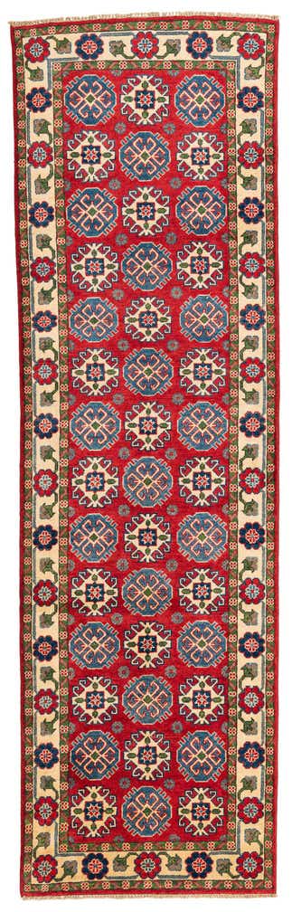 2' 10 x 9' 6 Hand Knotted Kazak Runner Rug