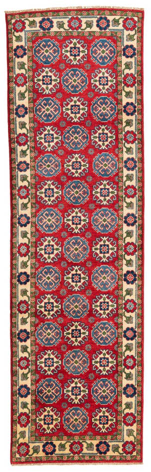 Detail image of 2' 10 x 9' 6 Hand Knotted Kazak Runner Rug