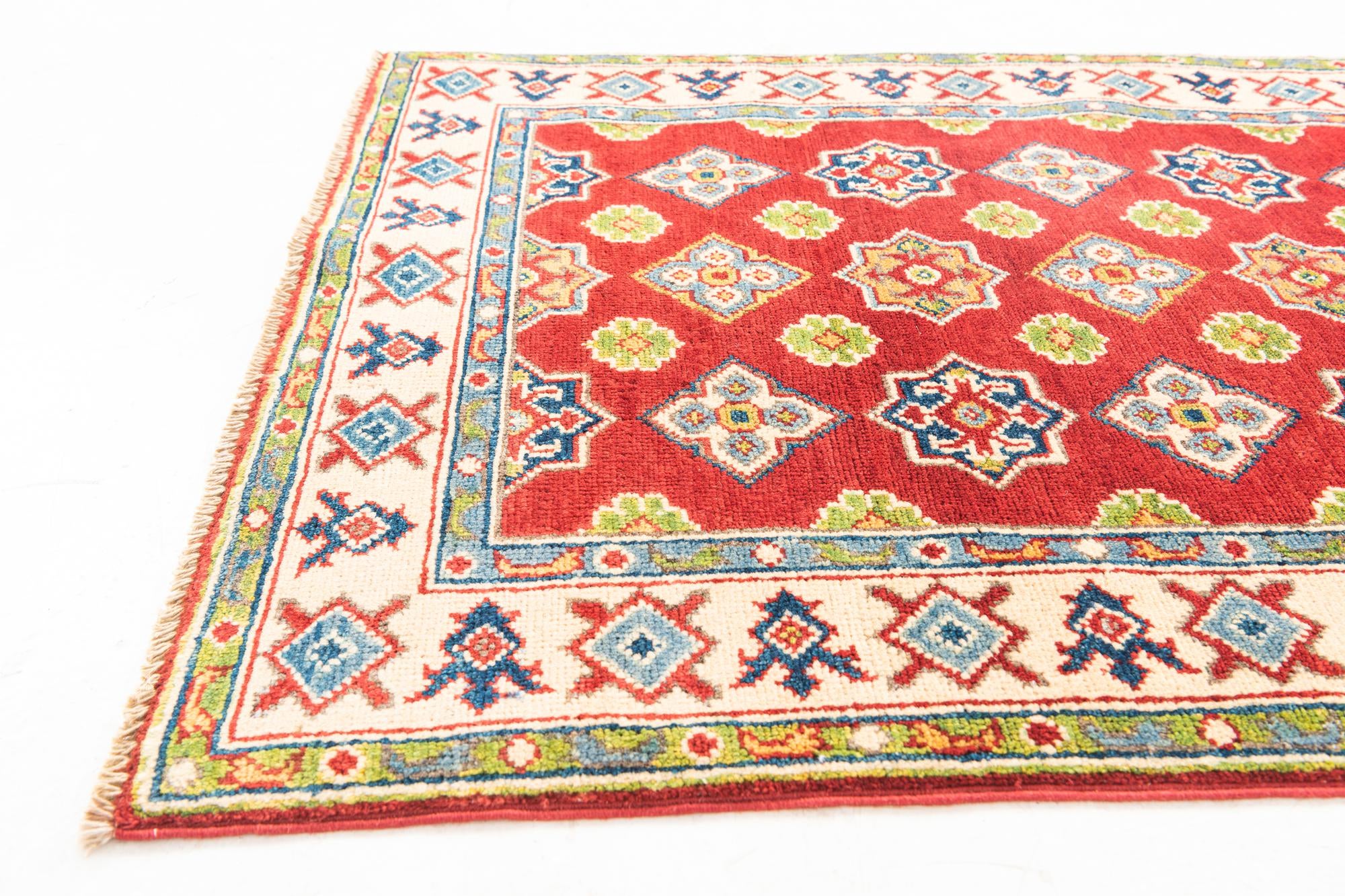 2' 9 x 10' Hand Knotted Kazak Runner Rug