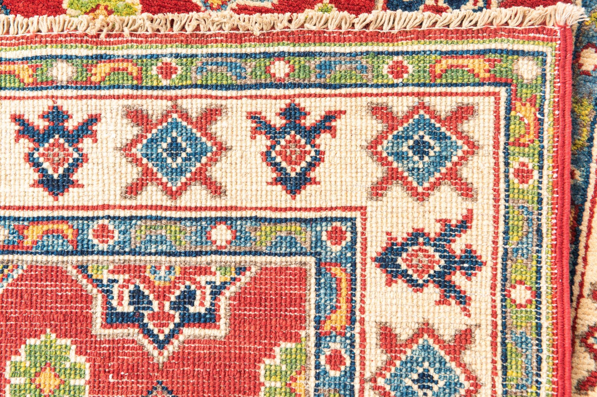 2' 9 x 10' Hand Knotted Kazak Runner Rug