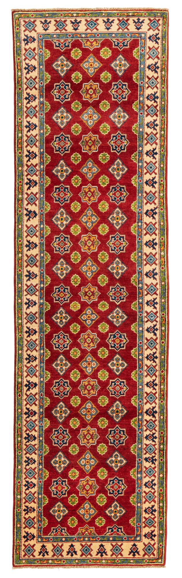 2' 9 x 10' Hand Knotted Kazak Runner Rug