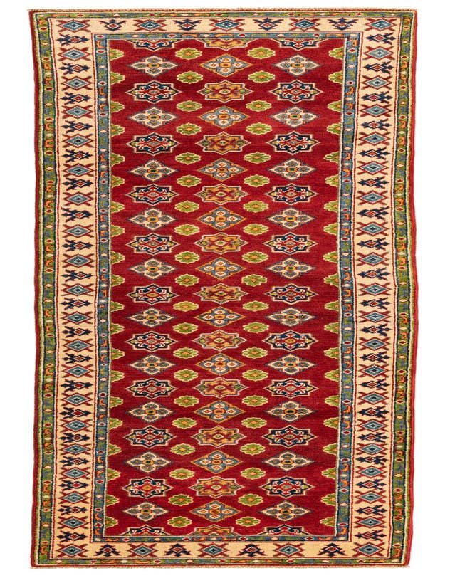 Detail image of 2' 9 x 10' Hand Knotted Kazak Runner Rug