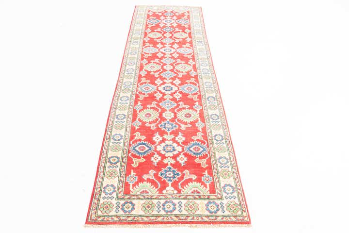 2' 8 x 9' 8 Hand Knotted Kazak Runner Rug
