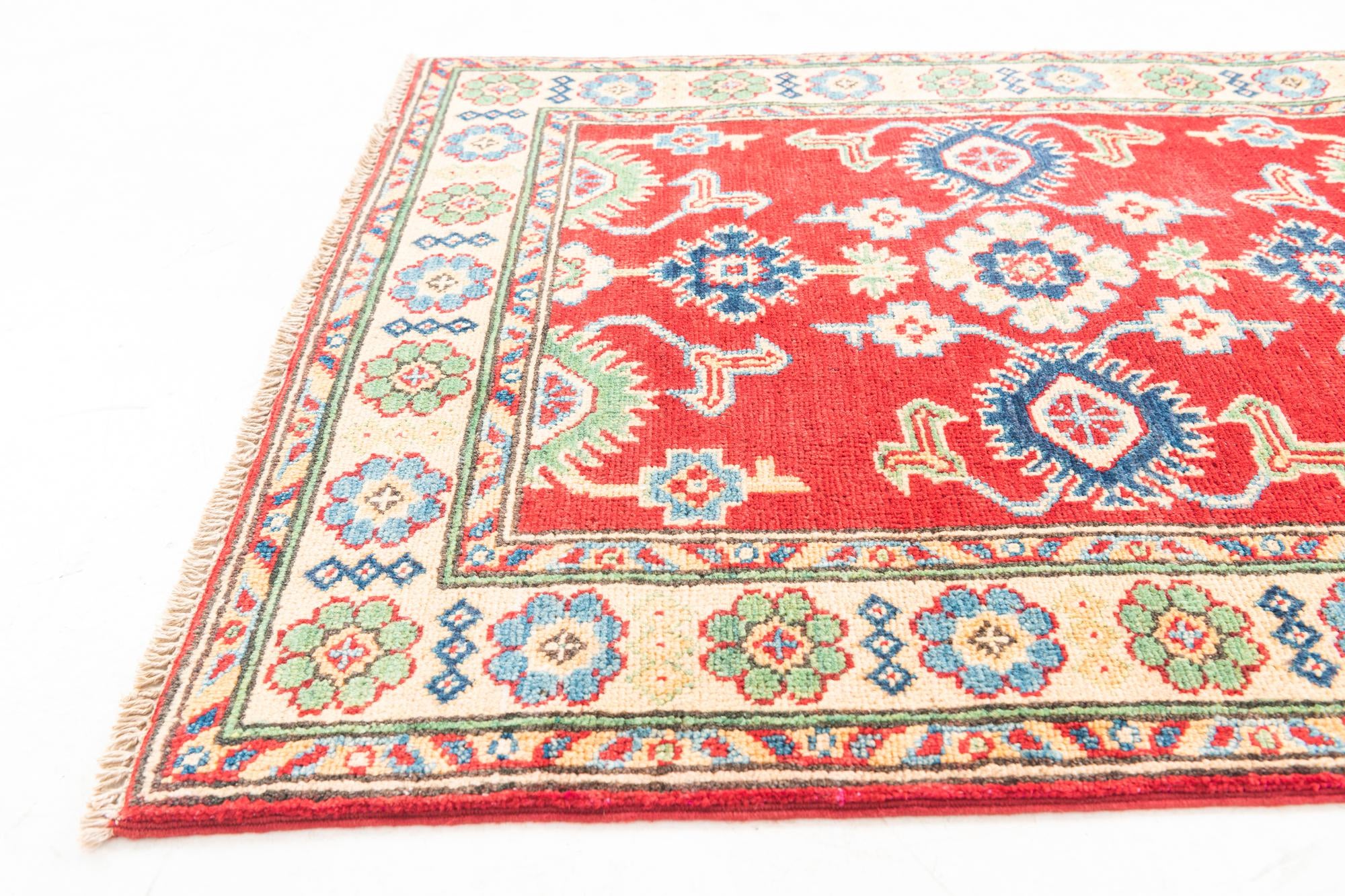 2' 8 x 9' 8 Hand Knotted Kazak Runner Rug