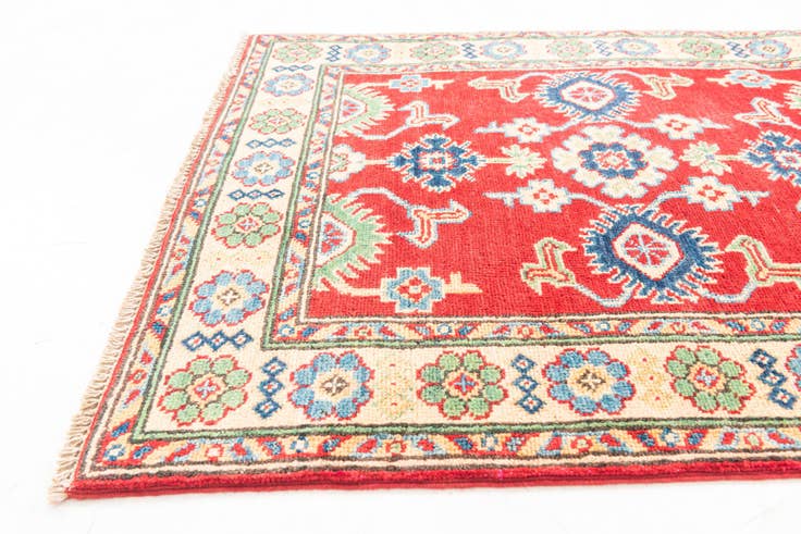 Detail image of 2' 8 x 9' 8 Hand Knotted Kazak Runner Rug