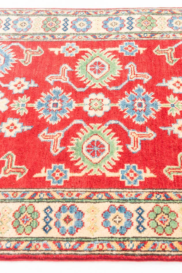 Detail image of 2' 8 x 9' 8 Hand Knotted Kazak Runner Rug