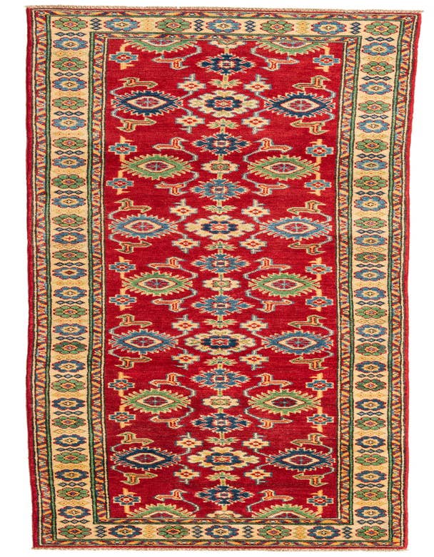 Detail image of 2' 8 x 9' 8 Hand Knotted Kazak Runner Rug