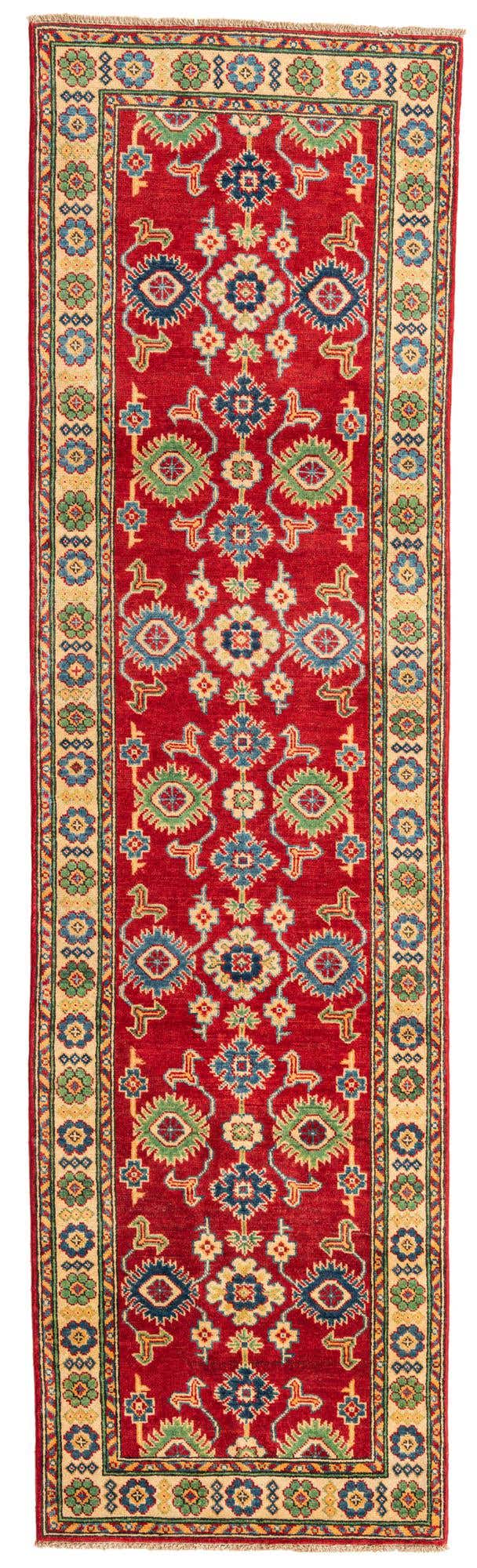 2' 8 x 9' 8 Hand Knotted Kazak Runner Rug