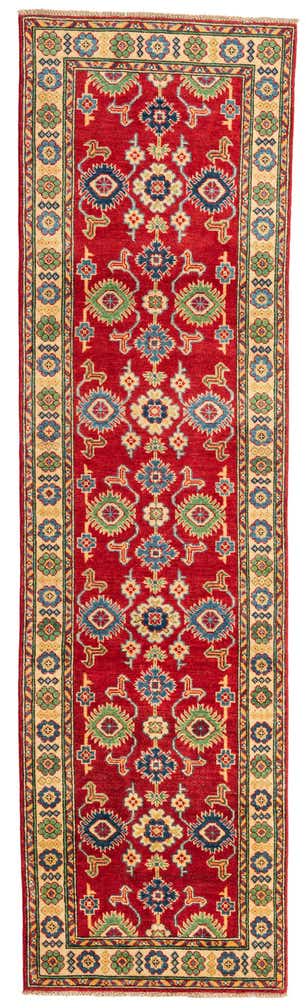 2' 8 x 9' 8 Hand Knotted Kazak Runner Rug
