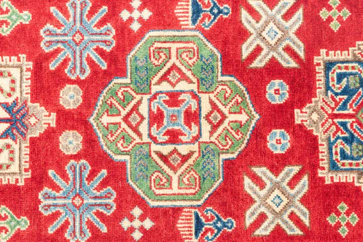 2' 8 x 9' 10 Hand Knotted Kazak Runner Rug