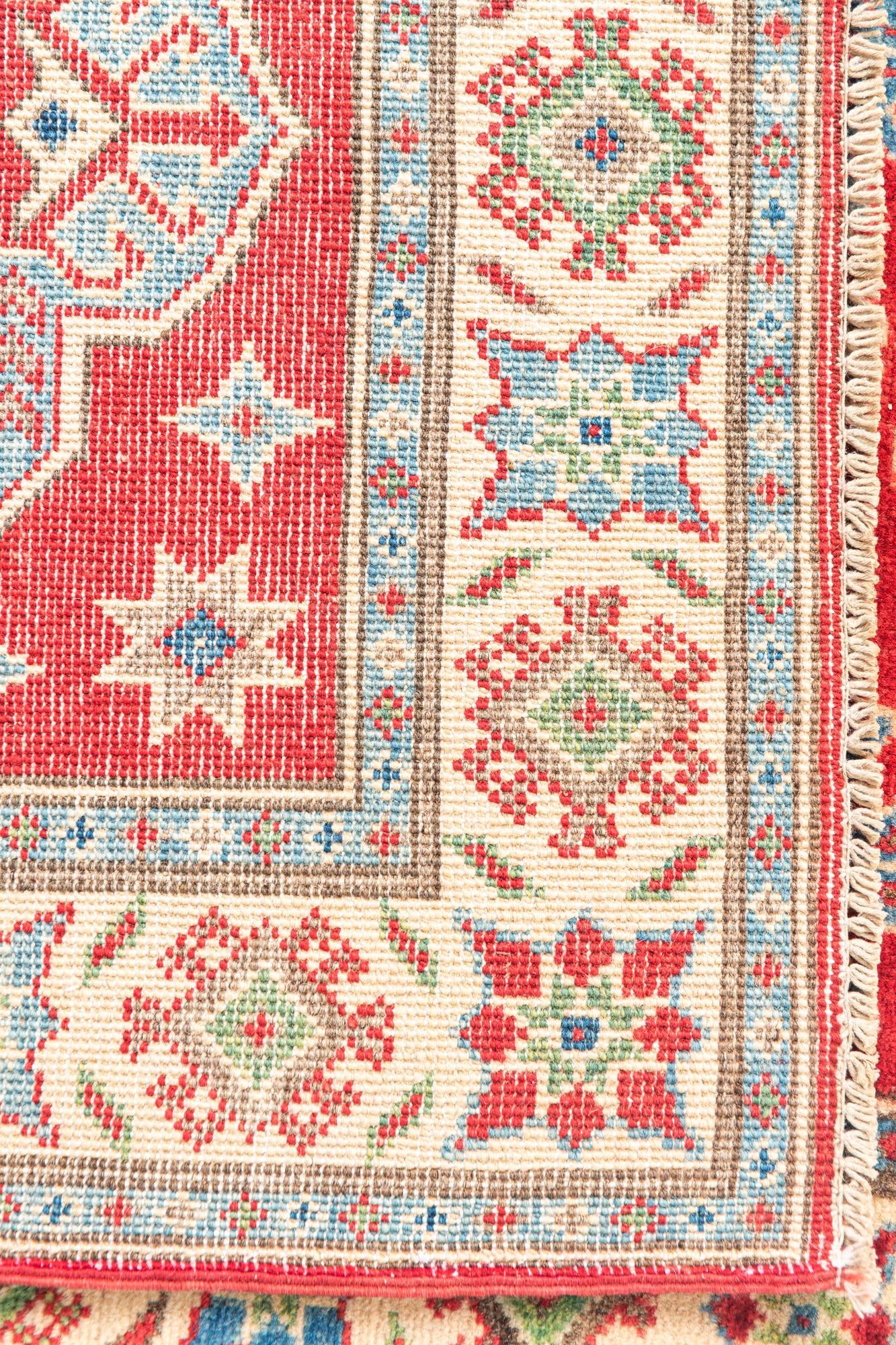 2' 8 x 9' 10 Hand Knotted Kazak Runner Rug