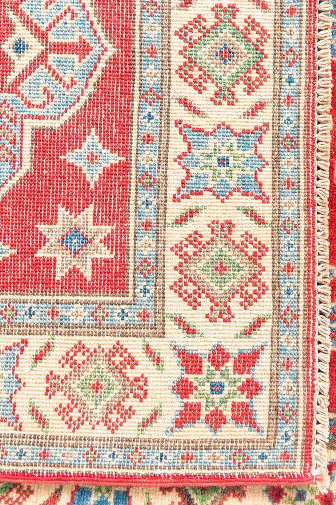 2' 8 x 9' 10 Hand Knotted Kazak Runner Rug