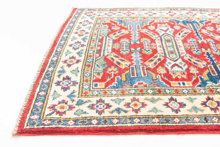 2' 9 x 9' 4 Hand Knotted Kazak Runner Rug