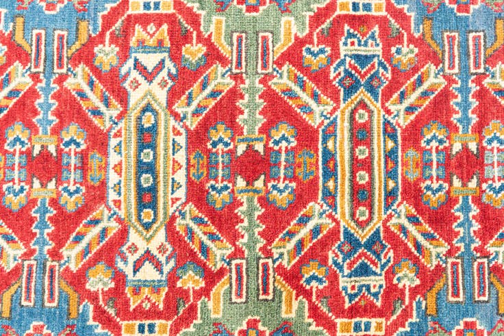 Detail image of 2' 9 x 9' 4 Hand Knotted Kazak Runner Rug