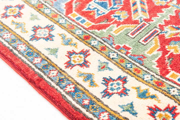 2' 9 x 9' 4 Hand Knotted Kazak Runner Rug