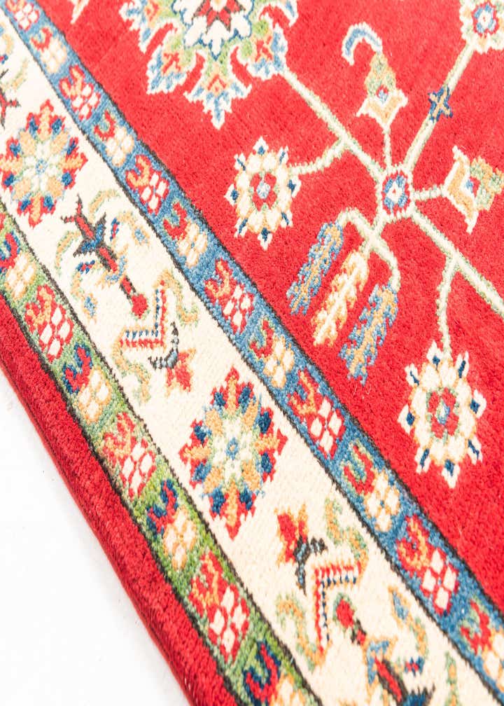 4' x 10' Hand Knotted Kazak Runner Rug