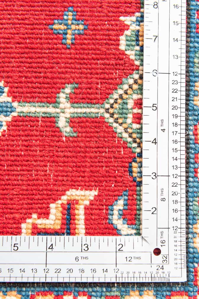 4' x 10' Hand Knotted Kazak Runner Rug