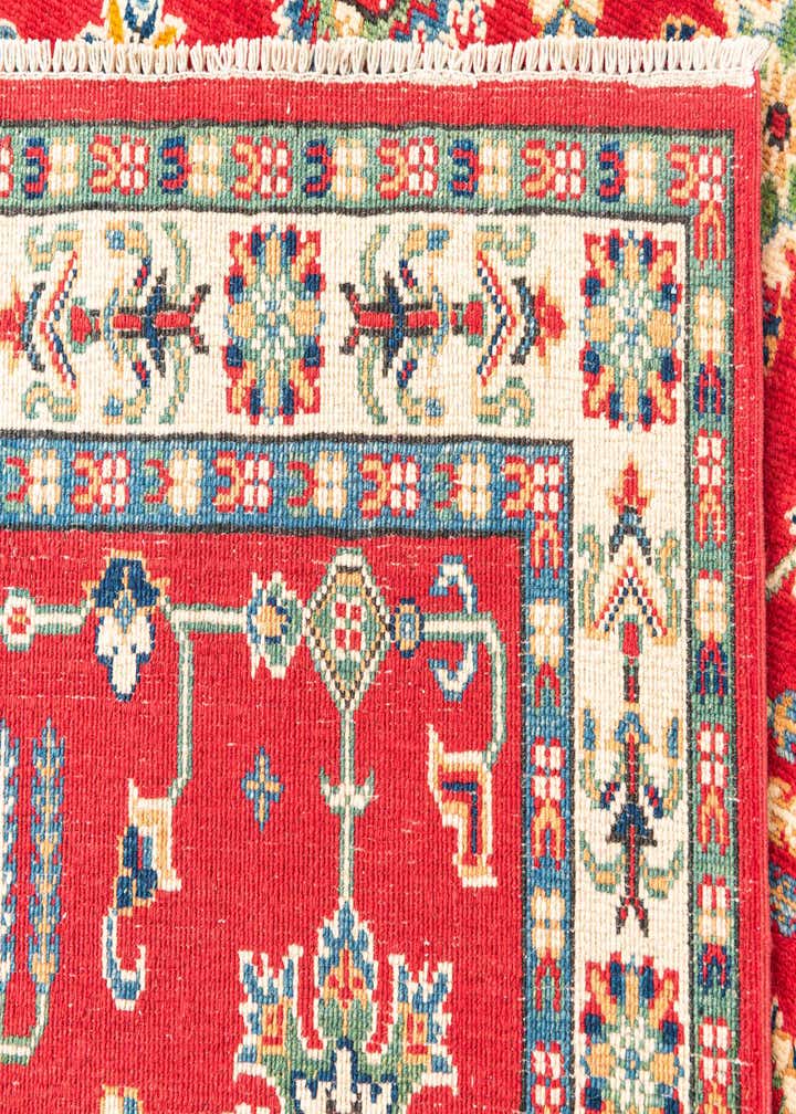 4' x 10' Hand Knotted Kazak Runner Rug